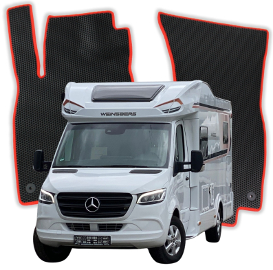 EVA-Autofußmatten OMEVO für Mercedes-Benz Sprinter 2-Sitzer Weinsberg CaraCompact Suite MB 640 MEG EDITION 3. Generation Camper (2018-2025)