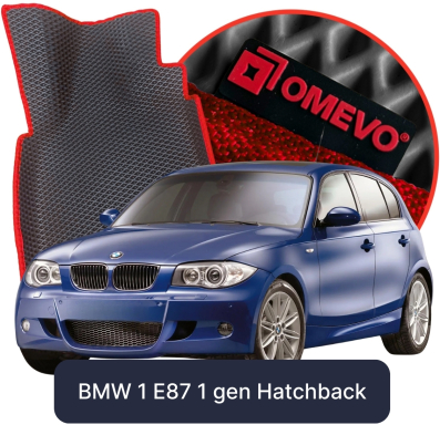 EVA Autoteppiche OMEVO für BMW 1 E87 5 gen Schrägheck 5 Türen (2004-2011)