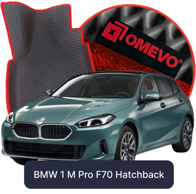 OMEVO EVA Autoteppiche für BMW 1 M Pro F70 4. Gen Hatchback 5 Türen (2024-2025)