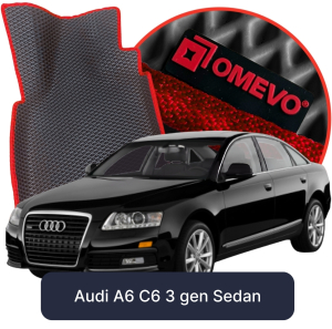 OMEVO 5D Pro EVA Fußmatten für Audi A6 C6 3. gen Sedan (2004-2011)