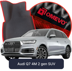 OMEVO 5D Pro EVA Fußmatten für Audi Q7 5-sitzig 4M 2. gen SUV (2015-2025)