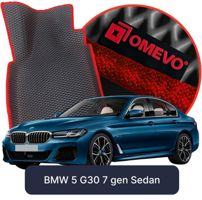 OMEVO 5D Pro EVA Fußmatten für BMW 5 G30 7. gen Sedan (2017-2024)