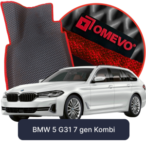 OMEVO 5D Pro EVA Fußmatten für BMW 5 G31 7. gen Kombi (2017-2024)