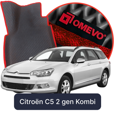 OMEVO 5D Pro EVA Fußmatten für Citroën C5 2. gen Kombi (2008-2017)