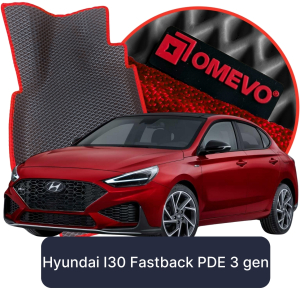 OMEVO 5D Pro EVA Fußmatten für Hyundai I30 Fastback PDE 3. gen Liftback (2016-2025)