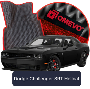 OMEVO 5D Pro EVA Fußmatten für Dodge Challenger SRT Hellcat 1. gen Coupe (2008-2023)