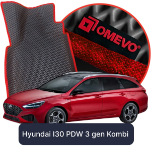 OMEVO 5D Pro EVA Fußmatten für Hyundai I30 PDW 3. gen Kombi (2016-2025)