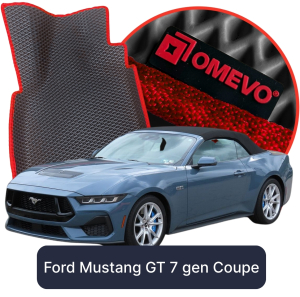 OMEVO 5D Pro EVA Fußmatten für Ford Mustang GT 7. gen Coupe (2023-2025)