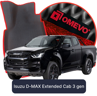 EVA Autoteppiche OMEVO für Isuzu D-MAX Extended Cab 3. Gen Pick-up (2019-2025)