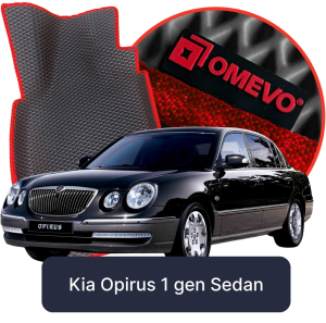 OMEVO 5D Pro EVA Fußmatten für Kia Opirus 1. gen Sedan (2003-2010)