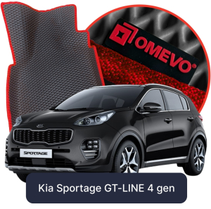 OMEVO 5D Pro EVA Fußmatten für Kia Sportage GT-LINE 4. gen SUV (2015-2021)