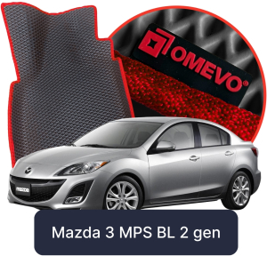 OMEVO 5D Pro EVA Fußmatten für Mazda 3 MPS BL 2. gen Sedan (2008-2013)