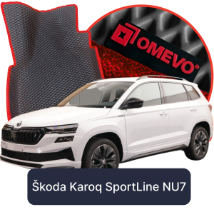 OMEVO 5D Pro EVA Fußmatten für Škoda Karoq SportLine NU7 1. gen SUV (2017-2025)