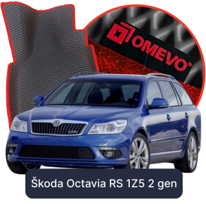 OMEVO 5D Pro EVA Fußmatten für Škoda Octavia RS 1Z5 2. gen Kombi (2004-2013)
