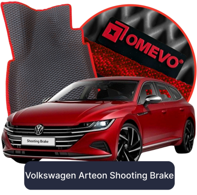 OMEVO 5D Pro EVA Fußmatten für Volkswagen Arteon Shooting brake 1. gen Kombi (2017-2025)