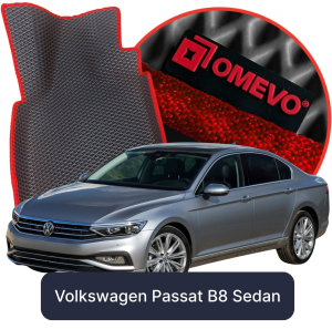 OMEVO 5D Pro EVA Fußmatten für Volkswagen Passat B8 8. gen Sedan (2014-2022)