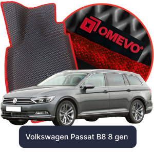 OMEVO 5D Pro EVA Fußmatten für Volkswagen Passat B8 8. gen Kombi (2014-2023)