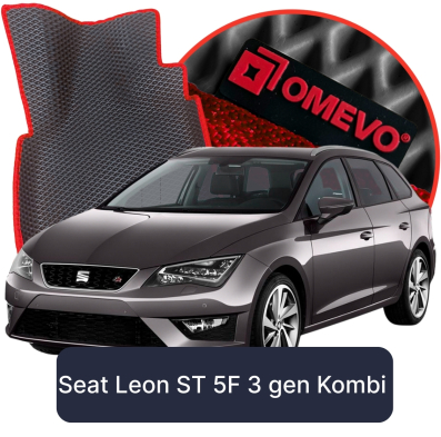 OMEVO 5D Pro EVA Fußmatten für Seat Leon ST 5F 3. gen Kombi (2012-2020)