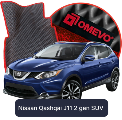 EVA Autoteppiche OMEVO für Nissan Qashqai J11 2. Gen SUV (2013-2021)