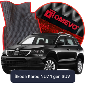 OMEVO 5D Pro EVA Fußmatten für Škoda Karoq NU7 1. gen SUV (2017-2025)