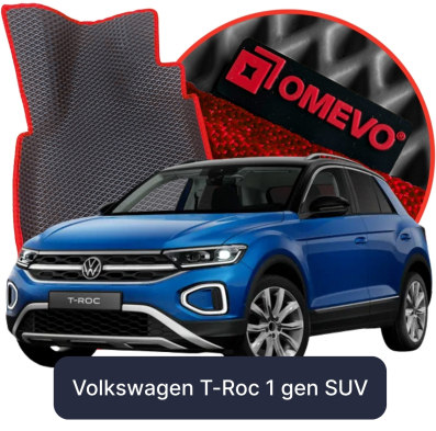 EVA Auto Fussmatten OMEVO fuer Volkswagen T-Roc 1 gen SUV (2017–2025)