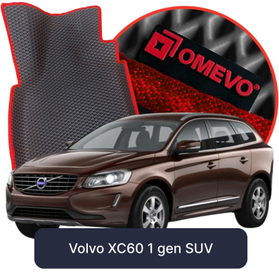 OMEVO 5D Pro EVA Fußmatten für Volvo XC60 1. gen SUV (2008-2017)
