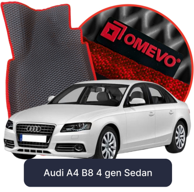 OMEVO 5D Pro EVA Fußmatten für Audi A4 B8 4. gen Sedan (2007-2016)