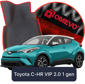 OMEVO 5D Pro EVA Fußmatten für Toyota C-HR VIP 2.0 1. gen SUV (2016-2023)