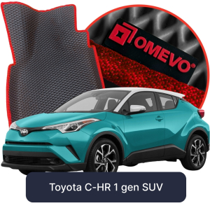 OMEVO 5D Pro EVA Fußmatten für Toyota C-HR 1. gen SUV (2016-2023)