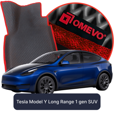 OMEVO 5D Pro EVA Fußmatten für Tesla Model Y Long Range 1. gen SUV (2020-2025)