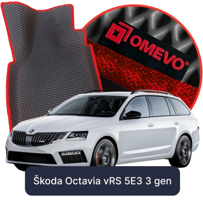 OMEVO 5D Pro EVA Fußmatten für Škoda Octavia vRS 5E3 3. gen Kombi (2013-2020)