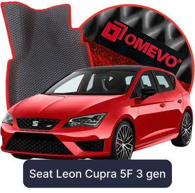 EVA Autoteppiche OMEVO für Seat Leon Cupra 5F 3. Generation Kombi (2012-2020)