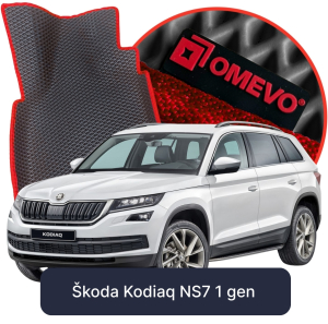 OMEVO 5D Pro EVA Fußmatten für Škoda Kodiaq 7-sitzig NS7 1. gen SUV (2016-2024)