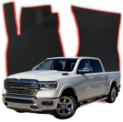 EVA Auto Fußmatten OMEVO für Dodge Ram 1500 Laramie Crew Cab 5 gen Pick-up 4 Türen (2019-2025)