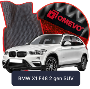 OMEVO 5D Pro EVA Fußmatten für BMW X1 F48 2. gen SUV (2015-2022)