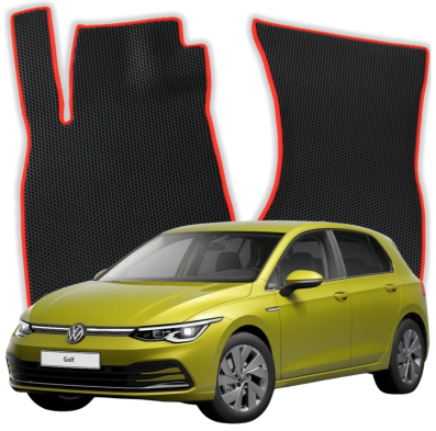 EVA OMEVO Auto-Fußmatten für Volkswagen Golf Life Plus MK8 8 gen Hatchback 5 Tueren (2019-2025)