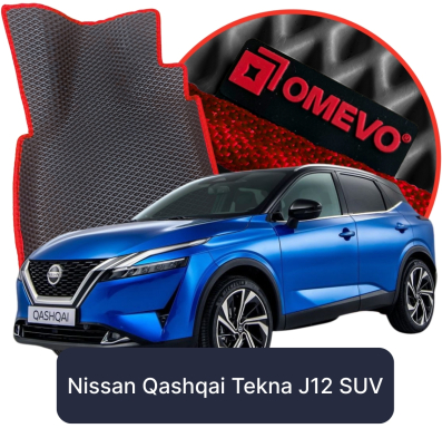 OMEVO 5D Pro EVA Fußmatten für Nissan Qashqai Tekna J12 SUV (2021-2025)