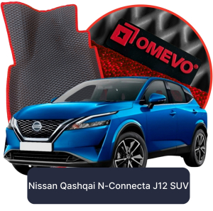 OMEVO 5D Pro EVA Fußmatten für Nissan Qashqai N-Connecta J12 3. gen SUV (2021-2025)