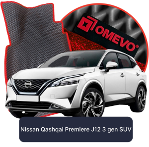 OMEVO 5D Pro EVA Fußmatten für Nissan Qashqai Premiere J12 3. gen SUV (2021-2025)
