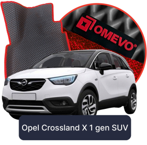 OMEVO 5D Pro EVA Fußmatten für Opel Crossland X 1. gen SUV (2017-2024)