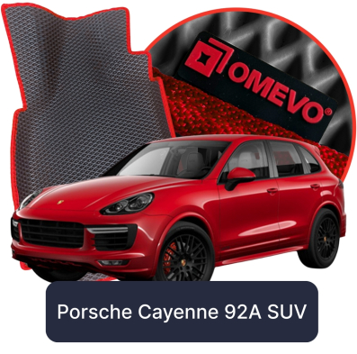 OMEVO 5D Pro EVA Fußmatten für Porsche Cayenne 92A 2. gen SUV (2010-2017)