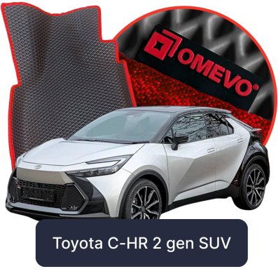 OMEVO 5D Pro EVA Fußmatten für Toyota C-HR 2. gen SUV (2023-2025)