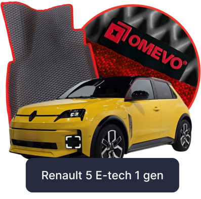 OMEVO 5D Pro EVA Fußmatten für Renault 5 E-tech 1. gen Hatchback 5-türig (2024-2025)