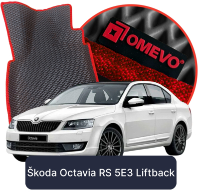 EVA Auto Fussmatten OMEVO fuer Skoda Octavia RS 5E3 3 gen Liftback (2013–2020)