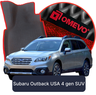 EVA Auto Fussmatten OMEVO fuer Subaru Outback USA 4 gen SUV (2009–2014)