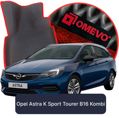 OMEVO 5D Pro EVA Fußmatten für Opel Astra K Sport Tourer B16 5 gen Kombi (2015-2021)