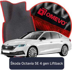 OMEVO 5D Pro EVA Fußmatten für Škoda Octavia 5E 4. gen Liftback (2019-2025)