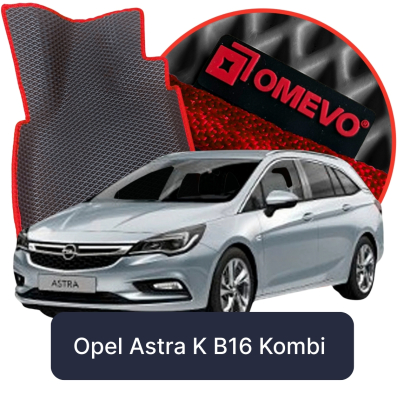 EVA Auto Fussmatten OMEVO fuer Opel Astra K B16 5 gen Kombi (2015–2021)