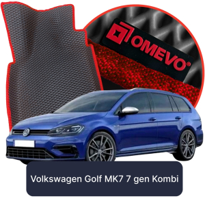 OMEVO 5D Pro EVA Fußmatten für Volkswagen Golf MK7 7. gen Kombi (2012-2020)
