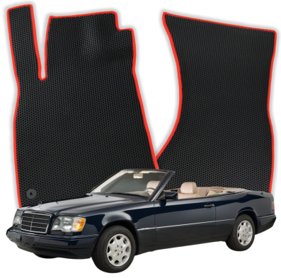 EVA Auto-Fußmatten OMEVO für Mercedes-Benz A124 300CE USA W124 1. Generation Cabrio (1992-1997)